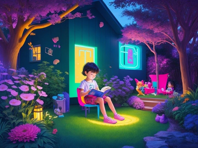 kid garden lookn find book