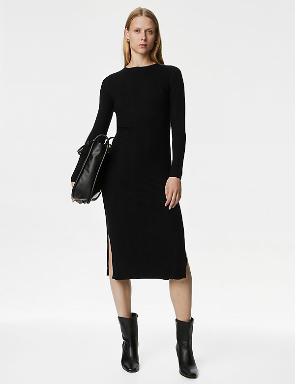 mark & spencer knitted dress 3