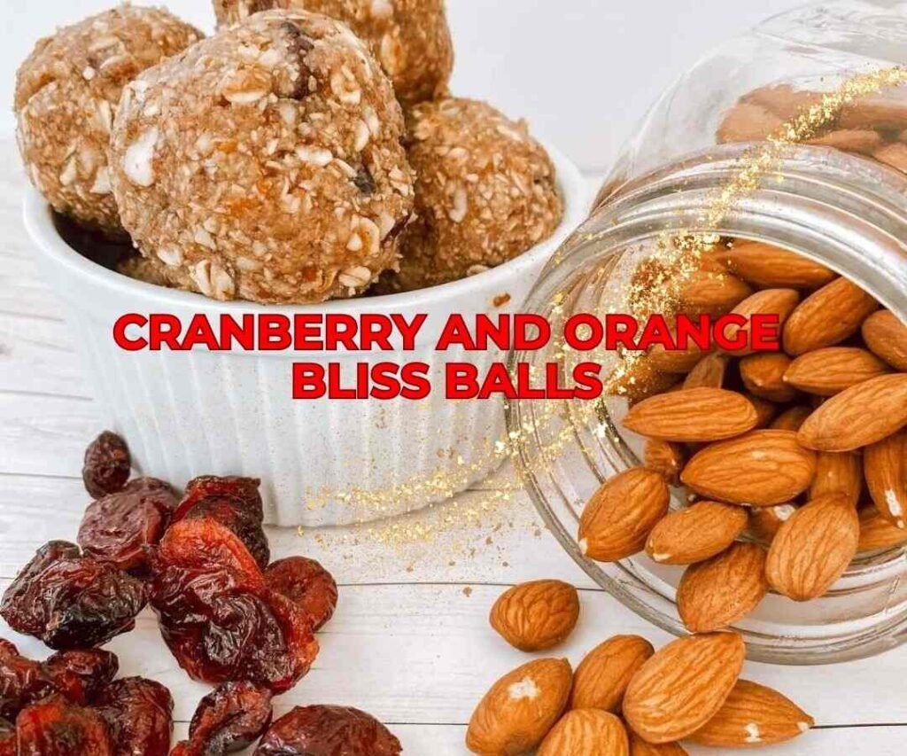 craneberry orange bliss balls