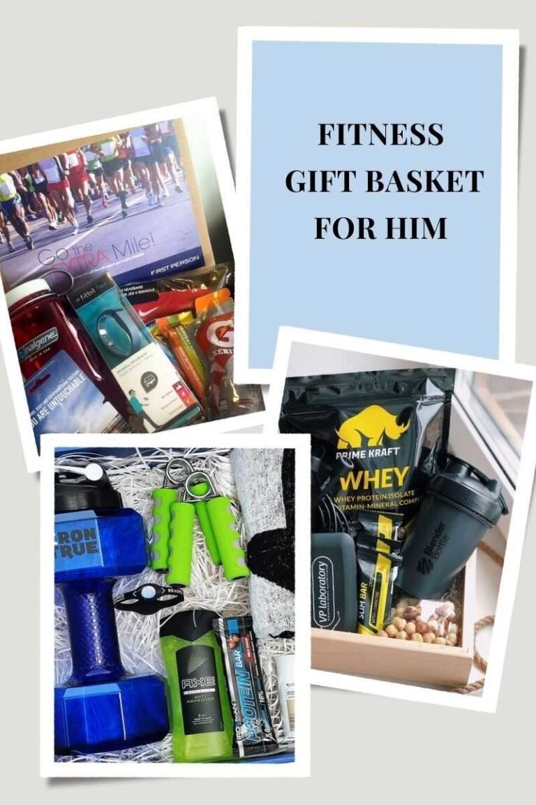 fitness valentine's gift basket for him