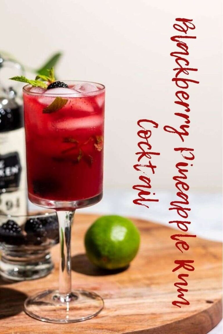 blackberry cocktail ideas pineapple rum 1