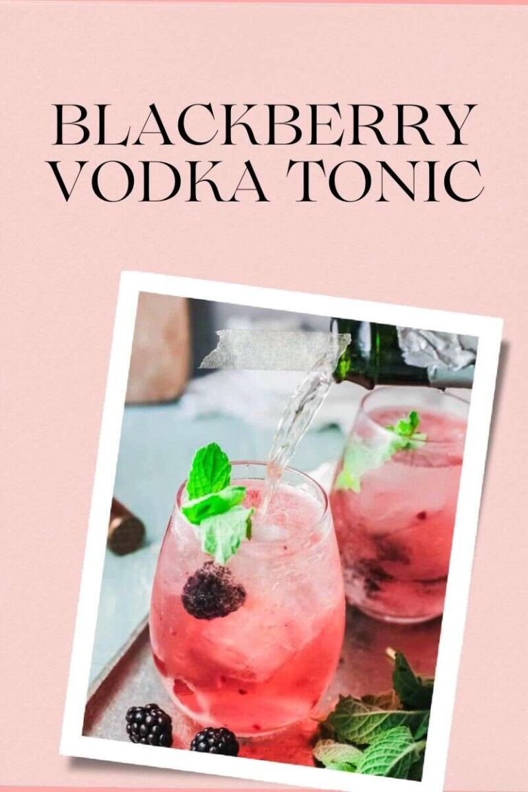 blackberry cocktail ideas vodka tonic