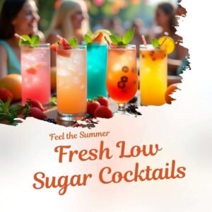 low sugar summer cocktails m