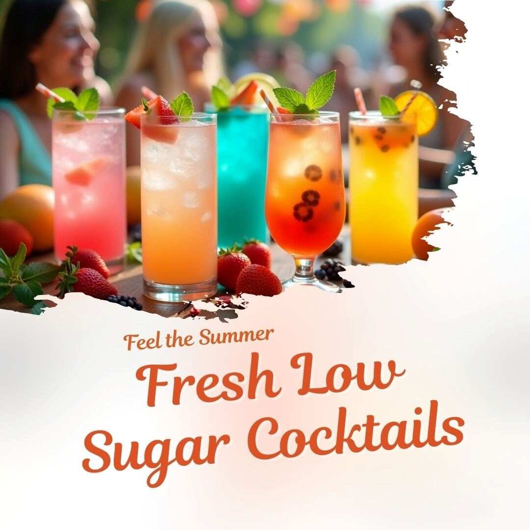 low sugar summer cocktails m