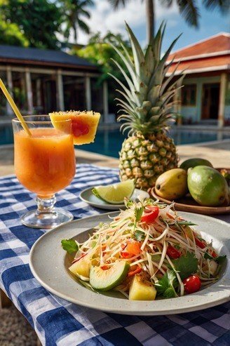 papaya easy summer salad recipe