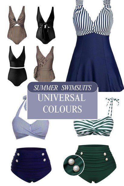 universal colours summer swimsuits