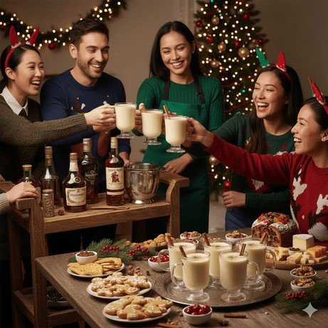 eggnog recipe scaling christmas