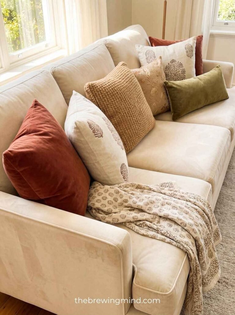 cushions & Throws to Define the Palette